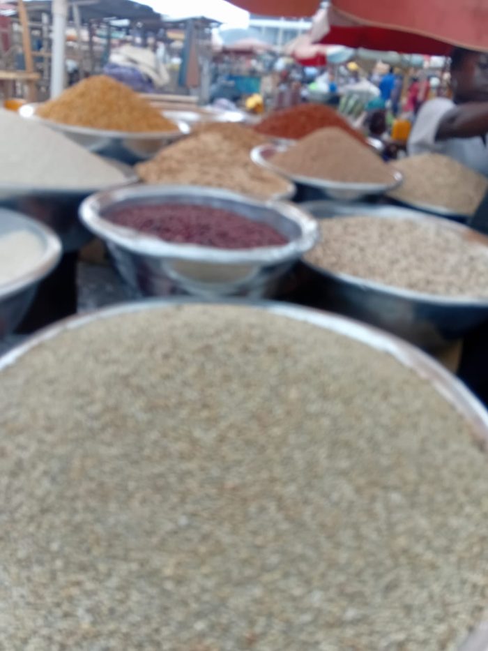 Variety of market goods